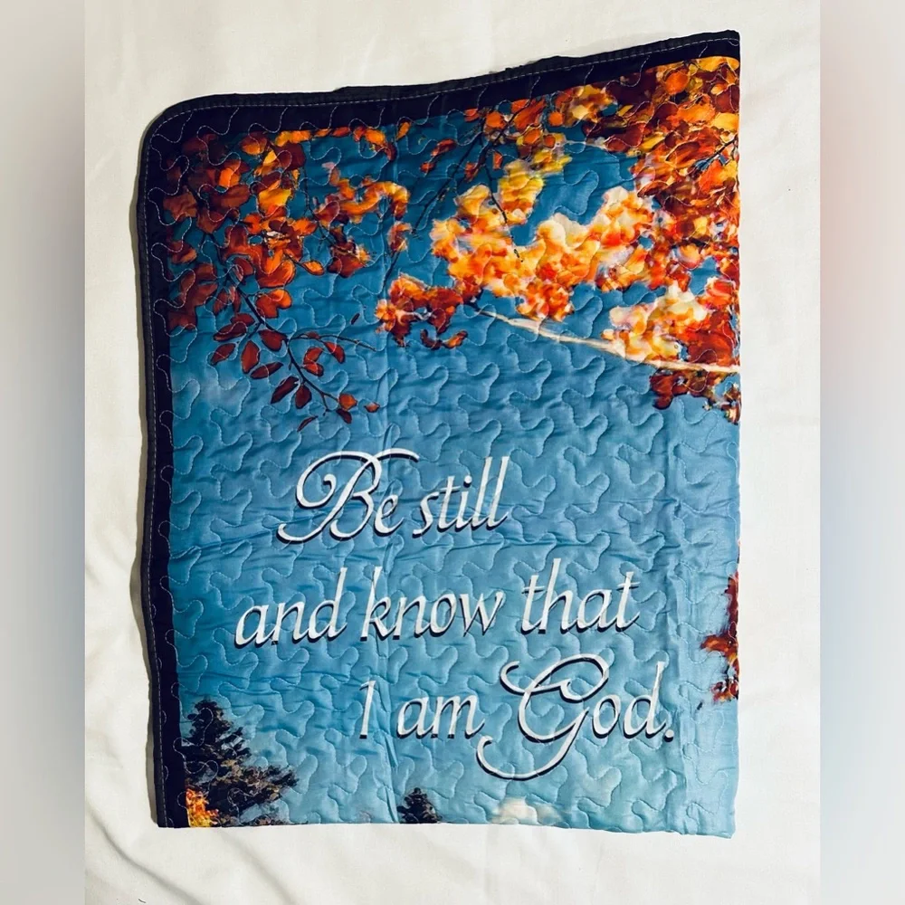Be Still  And Know That I Am God Throw Blanket